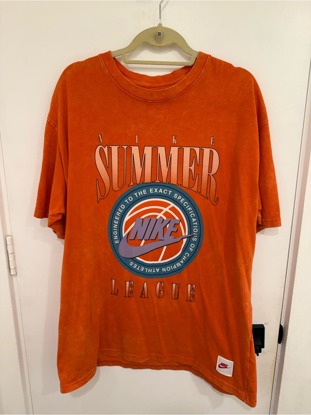 Nike Summer League T-Shirt in Orange (XL) NWOT